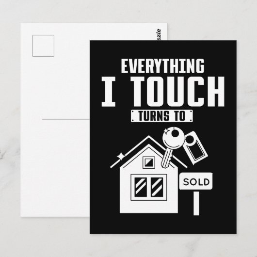 Best Real Estate Agent Briefkaart (Voorkant / Achterkant)