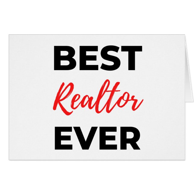 Best Realtor Ever 2 (Voorkant Horizontaal)