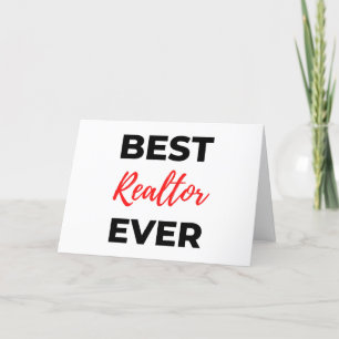 Best Realtor Ever 2 Feestdagen Kaart