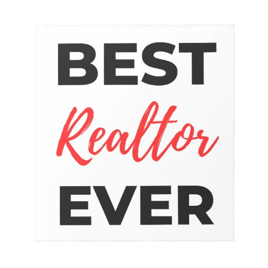 Best Realtor Ever 2 Notitieblok (Voorkant)