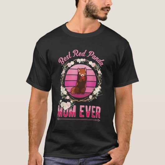 Best Red Panda Mam Ever T-shirt (Voorkant)