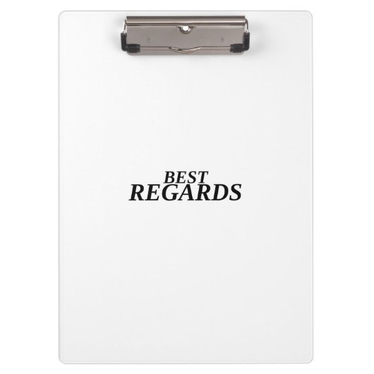 Best Regards Professional Clipboard Klembord (Voorkant)