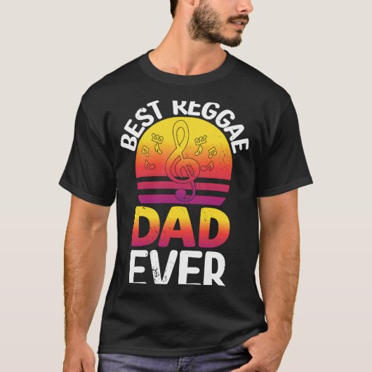 Best Reggae Dad Ever I Rasta I Rastafari I Jamaica T-shirt (Voorkant)