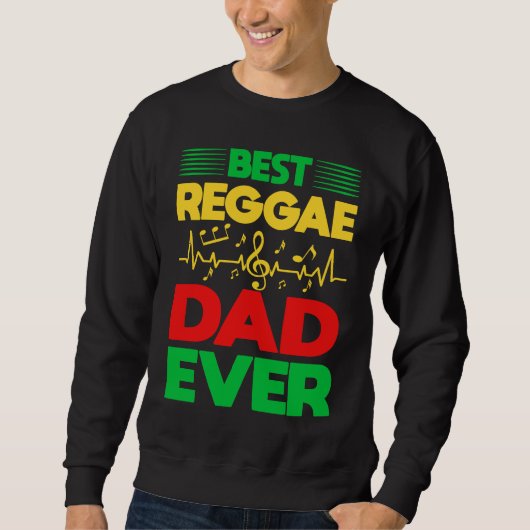 Best Reggae Dad Ever I Rasta I Rastafari I Jamaica Trui (Voorkant)
