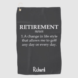 Best Retirement Gifts For Golfers Funny Retired Golfhanddoek