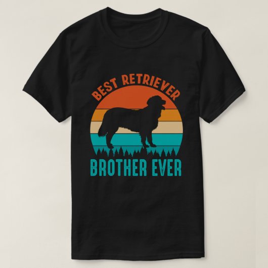 Best Retriever BROER OOIT T-shirt (Design voorkant)