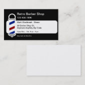 Best Retro Barber Shop Visitekaartjes (Voorkant / Achterkant)