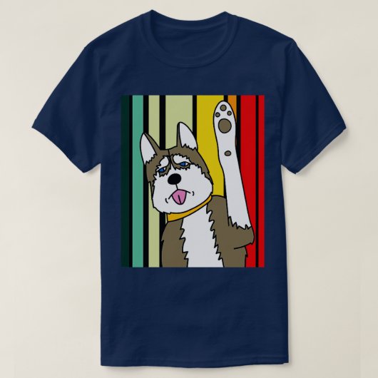 Best Retro Dog Eigenaar van All Time11 T-shirt (Design voorkant)