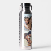 Best Right Swipe Photo Collage Valentijnsdag Gift Waterfles (Achterkant)