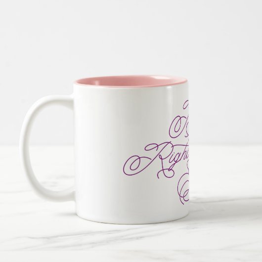 Best right Swiy Ever Funny Vriendin Love Quote Tweekleurige Koffiemok (Links)