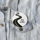 Best Road Worker Button (In situ)