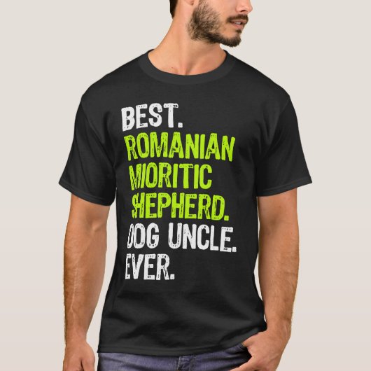 Best Romanian Mioritic Shepherd Dog Uncle Ever T-shirt (Voorkant)