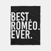 Best. Romeo. Ever. Funny Personalized Name Joke Gi Fleece Deken (Voorkant)