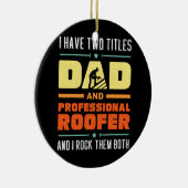 Best Roofer Pap Building Repareren beschadigde dak Keramisch Ornament (Rechts)