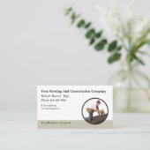 Best Roofing Construction Service Visitekaartje (Staand voorkant)