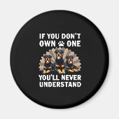 Best Rottweiler Art For Men Women Kids Rottie Rott Magneet (Voorkant)