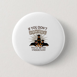 Best Rottweiler Art For Men Women Kids Rottie Rott Ronde Button 5,7 Cm