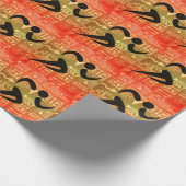 Best Runner Great Adventure Typografie Cadeaupapier (Hoek)