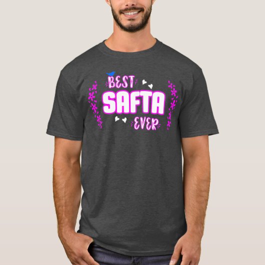 Best Safta Ever Hebrew Grandma T-shirt (Voorkant)