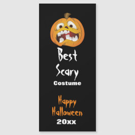 Best Scary Costume w. Pumpkin Halloween Award