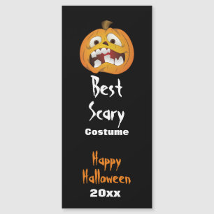 Best Scary Costume w. Pumpkin Halloween Award