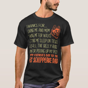Best Schipperke Vaderdag Gift T-shirt