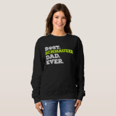 Best Schnauzer Dad Ever Standard Schnauzer Dog Trui (Voorkant volledig)