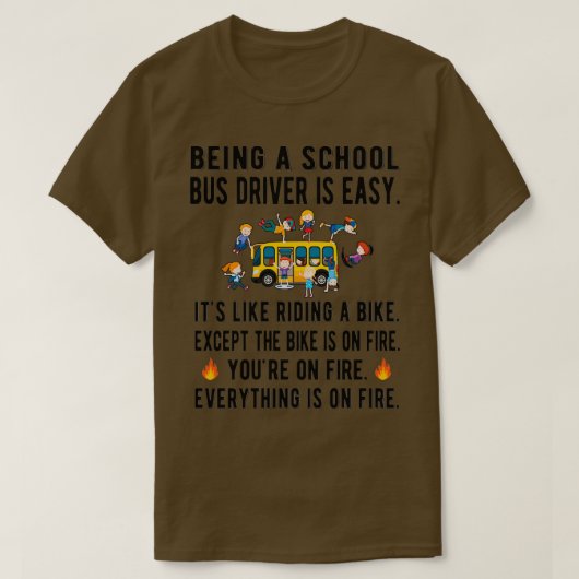 Best School Bus Driver Gifts School Bus Drivers 8 T-shirt (Design voorkant)