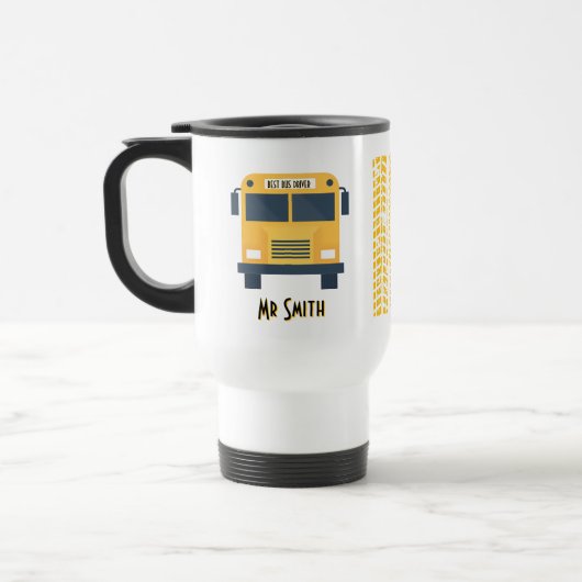 Best School Bus Driver Travel Mug Reisbeker (Links)