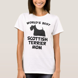 Best Scottish Terrier Mam ter wereld T-shirt