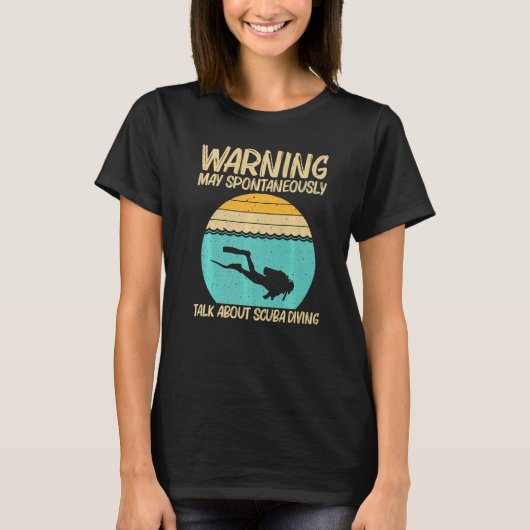 Best Scuba Diving For Men Women Professional Scuba T-shirt (Voorkant)