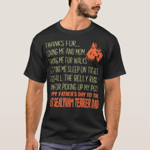 Best Sealyham Terrier Vaderdag Gift T-shirt