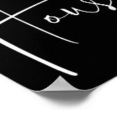 Best Seat in House Funny Bathroom Wall Citaten Poster (Hoek)