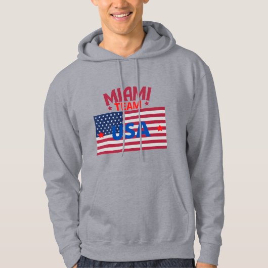Best Seller Original Miami Team USA True Classic Hoodie (Voorkant)