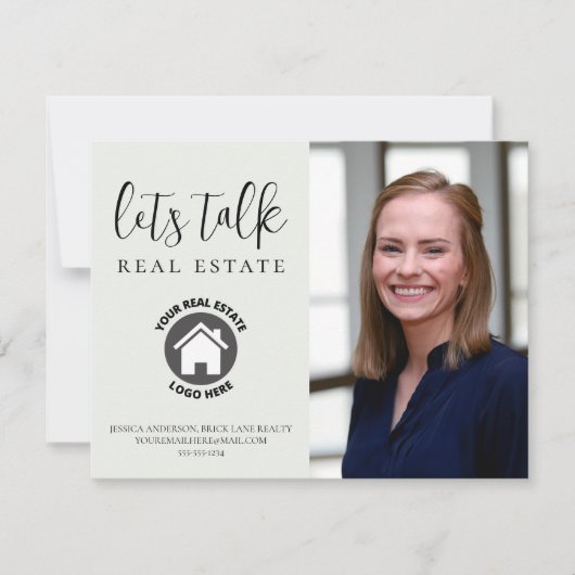 Best Seller Professional Foto Contact Info Realty (Voorkant)