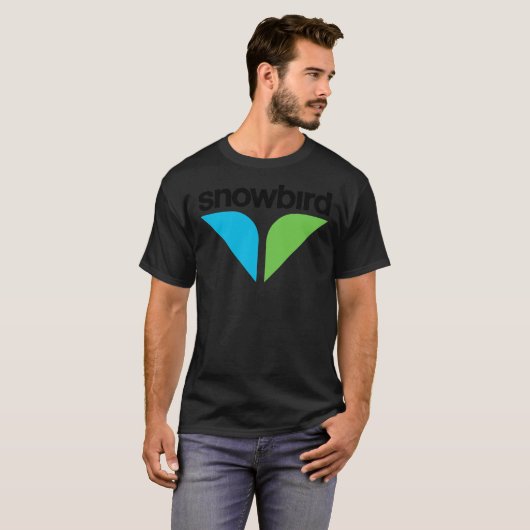 BEST SELLER - Snowbird Logo Merchandise Essential T-shirt (Voorkant volledig)