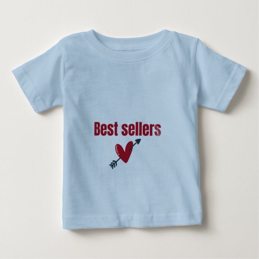 Best Sellers Valentine Heart Arrow T-Shirt (Voorkant)