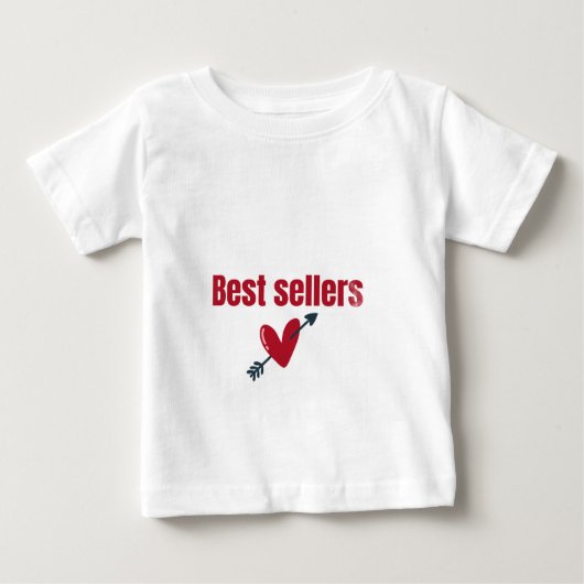 Best Sellers Valentine Heart Arrow T-Shirt (Voorkant)