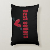 Best Sellers Valentine Heart Arrow T-Shirt Accent Kussen (Voorkant(Verticaal))