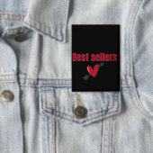 Best Sellers Valentine Heart Arrow T-Shirt Button (Insitu)
