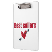 Best Sellers Valentine Heart Arrow T-Shirt Klembord (Links)