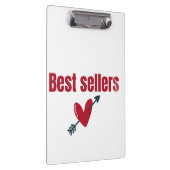 Best Sellers Valentine Heart Arrow T-Shirt Klembord (Rechts)
