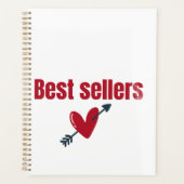 Best Sellers Valentine Heart Arrow T-Shirt Planner (Voorkant)