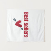 Best Sellers Valentine Heart Arrow T-Shirt Wandkleed (Voorkant (horizontaal))