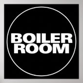 Best selling Boiler Room merchandise Poster (Voorkant)
