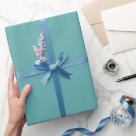 Best selling Deep Aquamarine Wrapping Paper Cadeaupapier