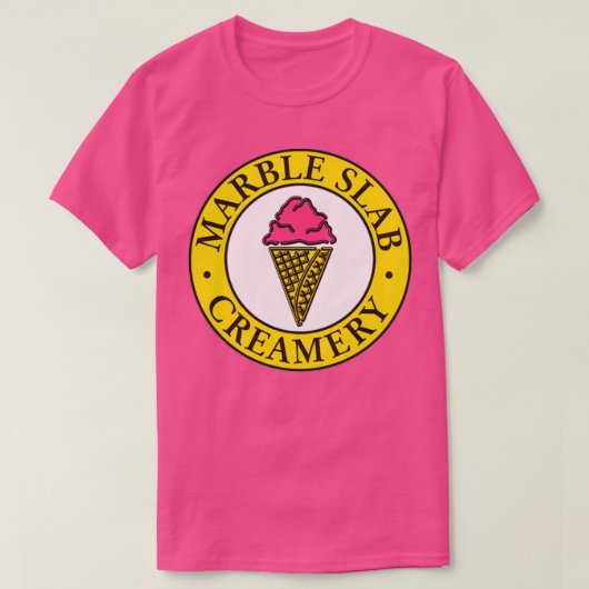 Best Selling Marble Slab Creamery T-shirt (Design voorkant)