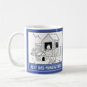 Best Shed of Garden Buildings Maker met naam. Koffiemok (Links)