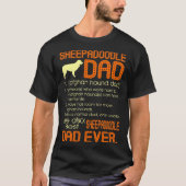Best Sheepadoodle Dad Ever Fathers Vaderdag Gi T-shirt (Voorkant)