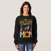 Best Shetland Sheepdog Mom Ever Sheltie Mom Trui (Voorkant volledig)